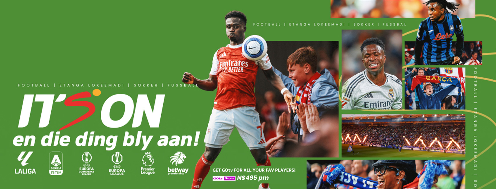 Catch the upcoming 2025/26 Football Season on GOtv!