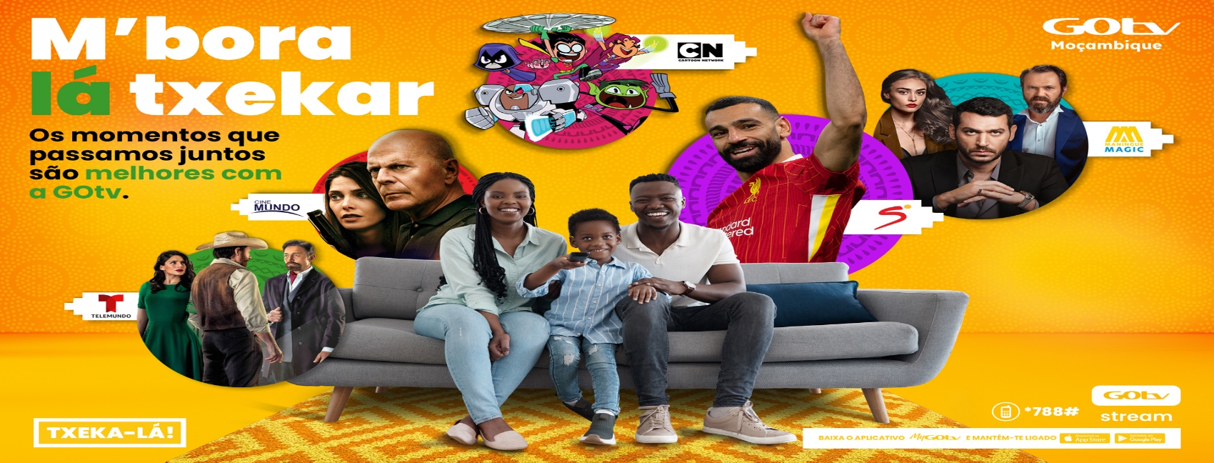 M’bora lá txekar: os melhores momentos que passamos juntos são com a GOtv
