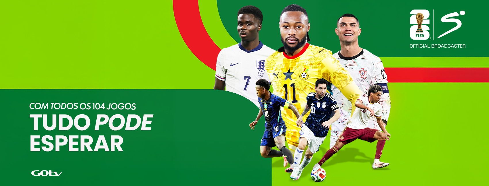 A GOtv dá a todos os clientes acesso ao Mundial de Futebol FIFA 2026