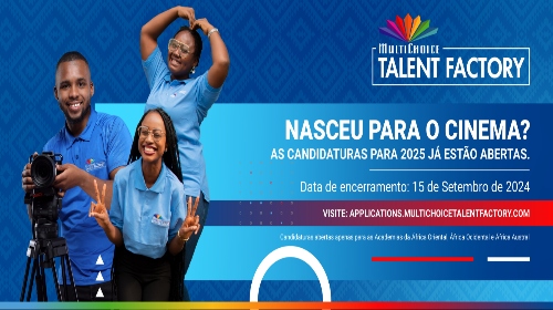 Inscrições abertas: estágio pré-profissional na academia Multichoice Talent Factory 2025