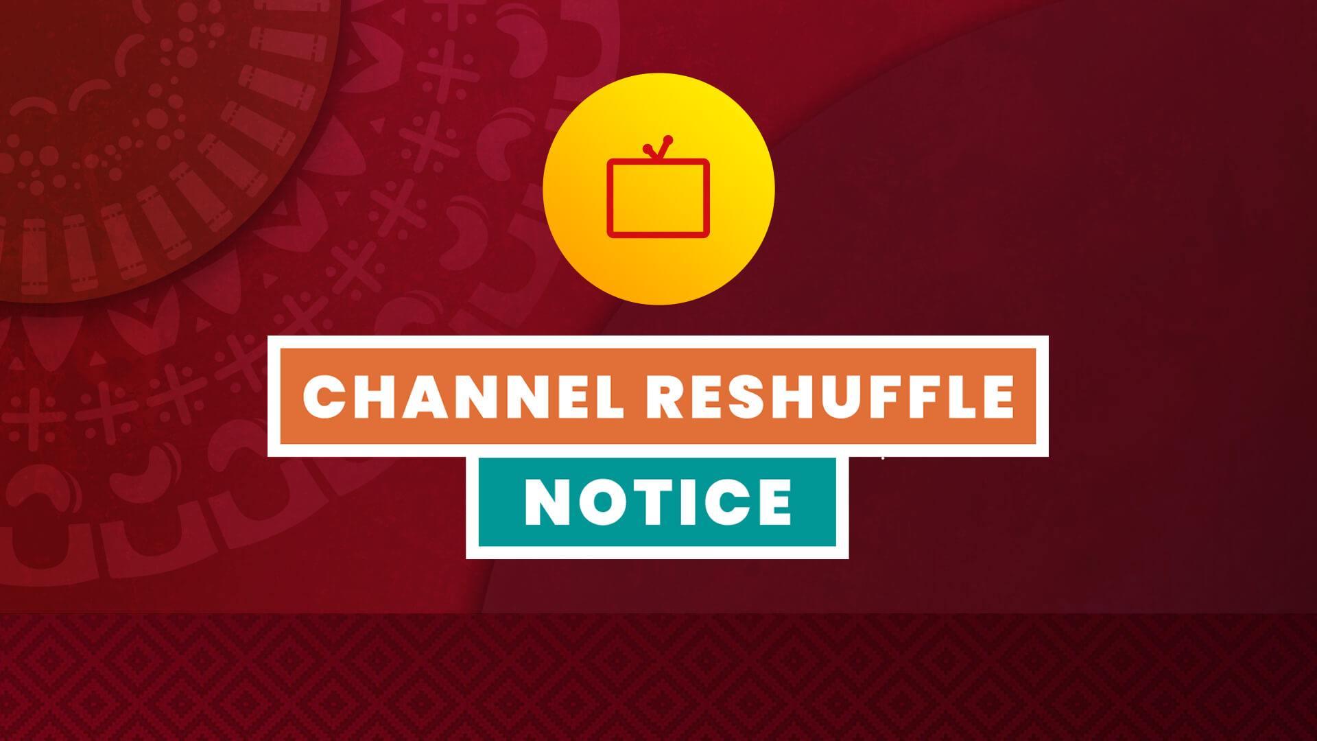 DTT Channel Reshuffle