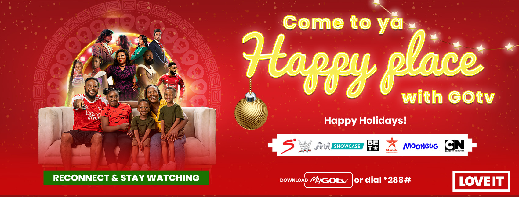 Come to Your Happy Place this Season on GOtv 